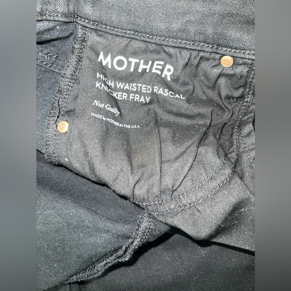 MOTHER✨ High waisted Rascal Knicker Fray - Picture 4 of 8